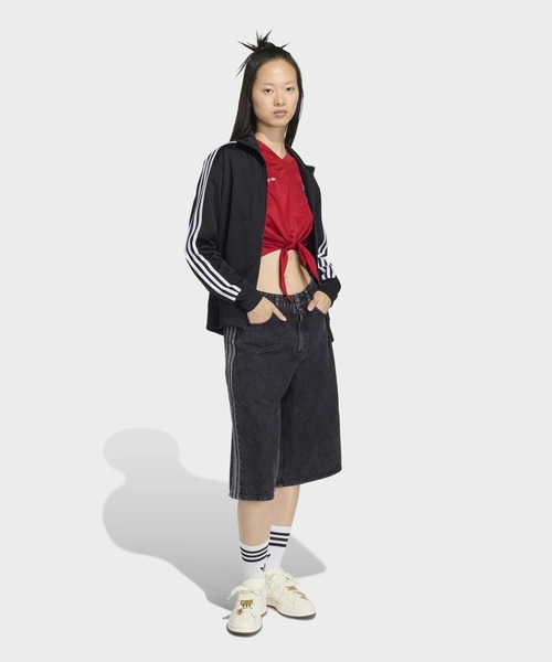 adidas（アディダス） ハーフパンツ ワイドパンツ ジーンズ デニム