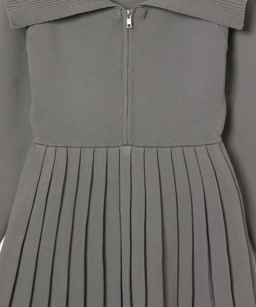 「Heather」 ニットワンピース FREE グレー レディース_画像7