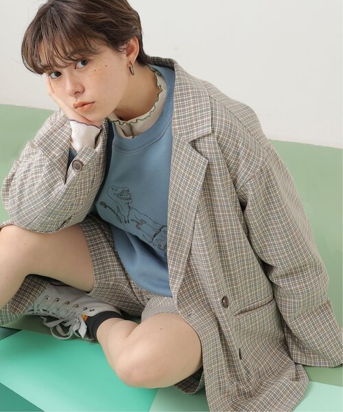 「DOUBLE NAME」 ハーフパンツ FREE ブラック レディース_画像2