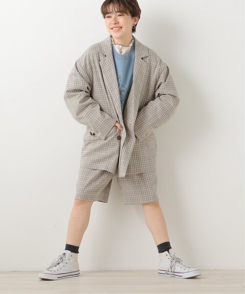 「DOUBLE NAME」 ハーフパンツ FREE ブラック レディース_画像9