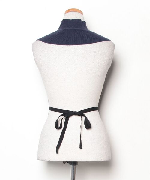 「SueUNDERCOVER」 ノースリーブニット FREE ネイビー レディース_画像2