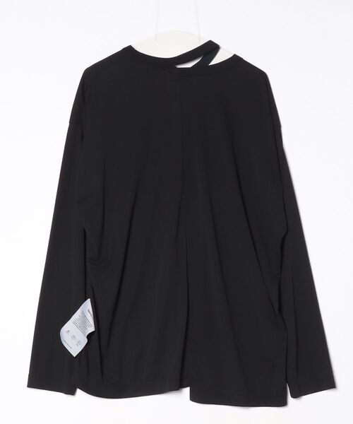 「SHAREEF」 長袖Tシャツ 2 ブラック メンズの画像2