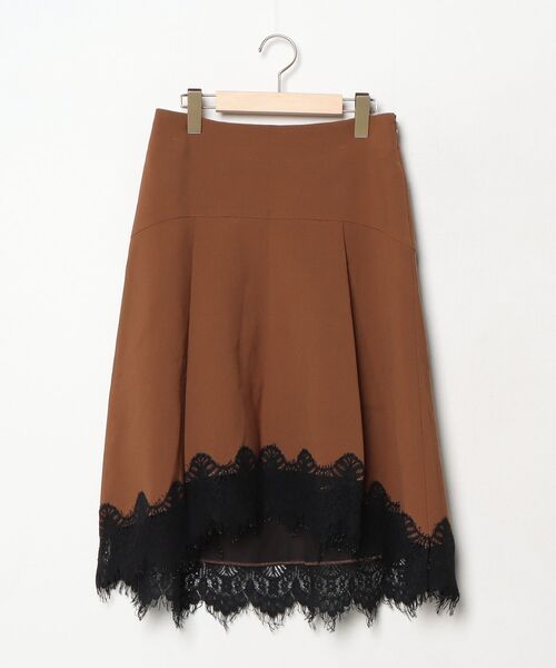 ADORE（アドーア） レーススカート 36 ブラウン レディース : ZOZOTOWN