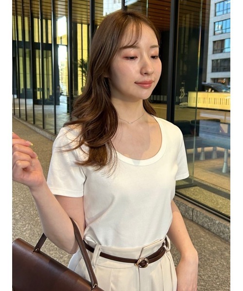 FRAY I.D（フレイ・アイディー） tシャツ ラウンドネックTシャツ／接触