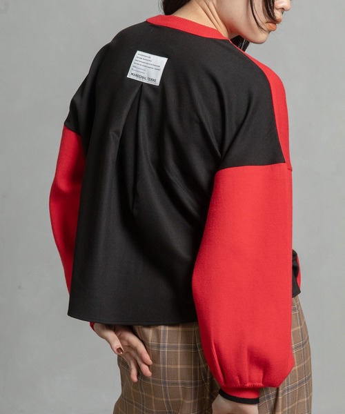 「MARECHAL TERRE」 長袖ニット MEDIUM ブラウン レディース_画像3