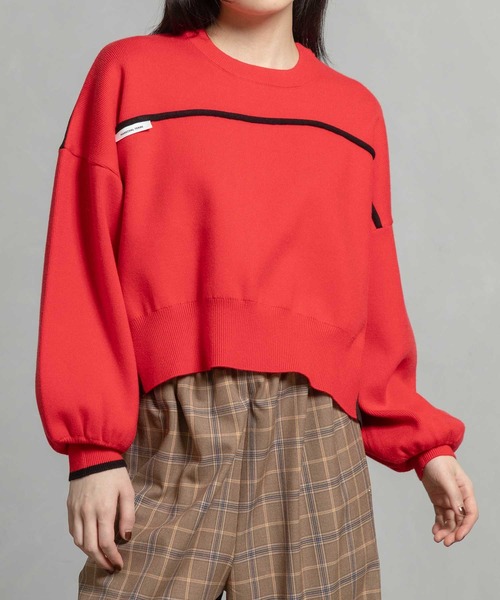 「MARECHAL TERRE」 長袖ニット MEDIUM ブラウン レディース_画像4