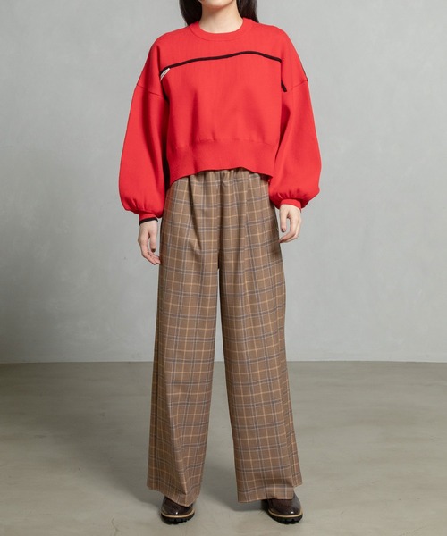 「MARECHAL TERRE」 長袖ニット MEDIUM ブラウン レディース_画像5