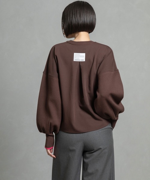 「MARECHAL TERRE」 長袖ニット MEDIUM ブラウン レディース_画像9