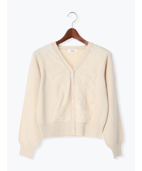 「Te chichi TERRASSE」 カーディガン F オフホワイト レディース_画像4