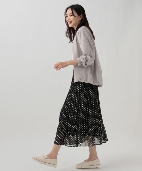 「Elura」 プリーツスカート フリー ホワイト レディース_画像3