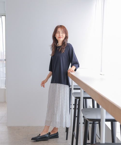 「Elura」 プリーツスカート フリー ホワイト レディース_画像8