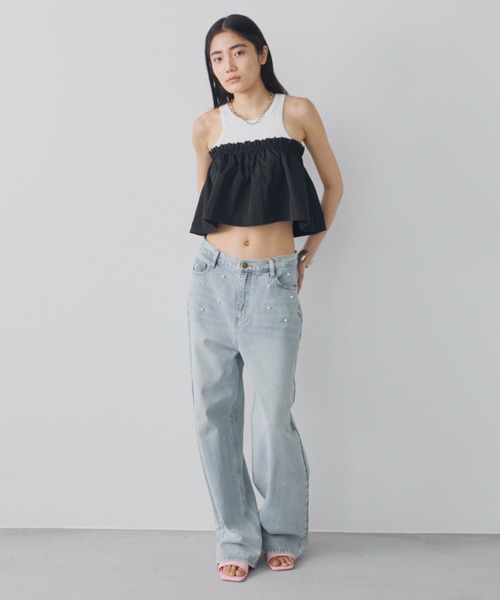 「Aunt Marie's」 スカート - グレイッシュベージュ レディース_画像2