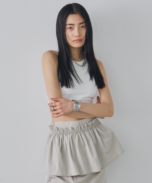 「Aunt Marie's」 スカート - グレイッシュベージュ レディース_画像8