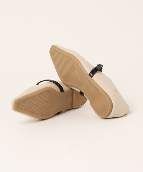 「EVOL」 フラットパンプス 23.5cm ブラック レディース_画像3