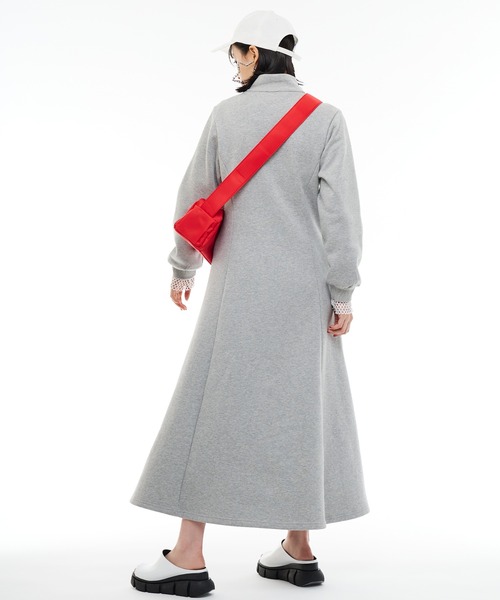 「Narcissus」 長袖ワンピース FREE グレー レディース_画像2