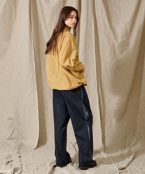 「WETTEMPT」 長袖シャツ MEDIUM グリーン メンズ_画像5