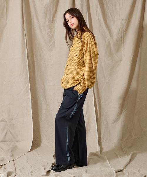 「WETTEMPT」 長袖シャツ MEDIUM グリーン メンズ_画像8