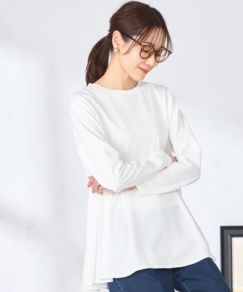 GALLORIA（ギャローリア） tシャツ 裾レイヤードカットソー レディース 