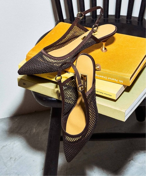 「LE TALON」 パンプス 23.5cm ブラウン レディース_画像5