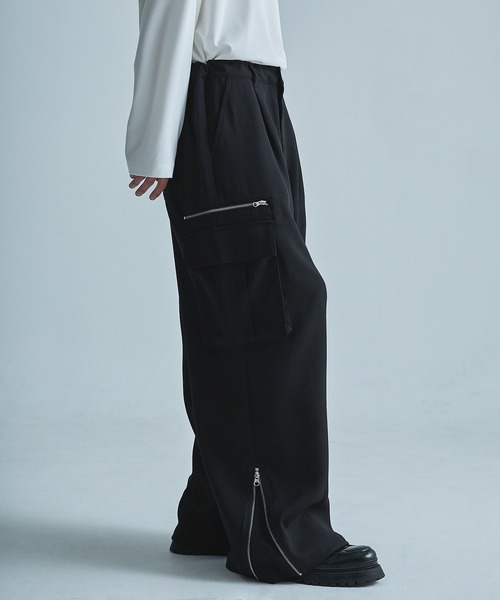 「SOCCE」 カーゴパンツ X-LARGE ライトグレー メンズ_画像3