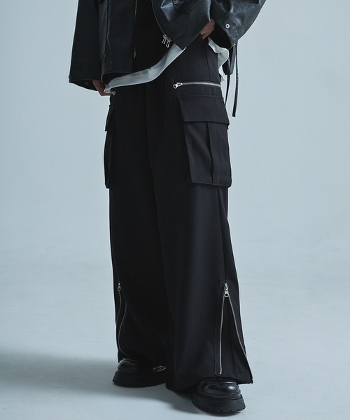 「SOCCE」 カーゴパンツ X-LARGE ライトグレー メンズ_画像5