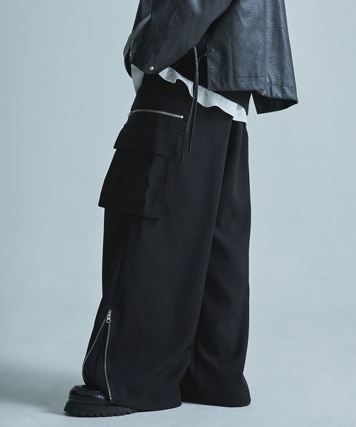 「SOCCE」 カーゴパンツ X-LARGE ライトグレー メンズ_画像7