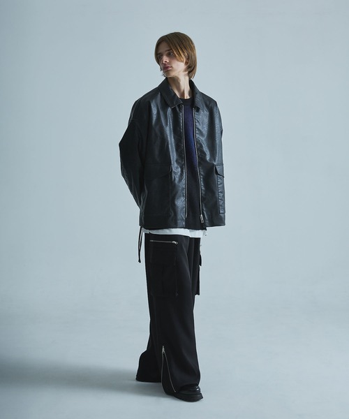 「SOCCE」 カーゴパンツ X-LARGE ライトグレー メンズ_画像9