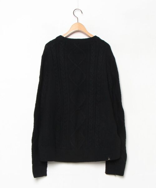 「DENHAM」 長袖ニット X-LARGE ブラック メンズ_画像2