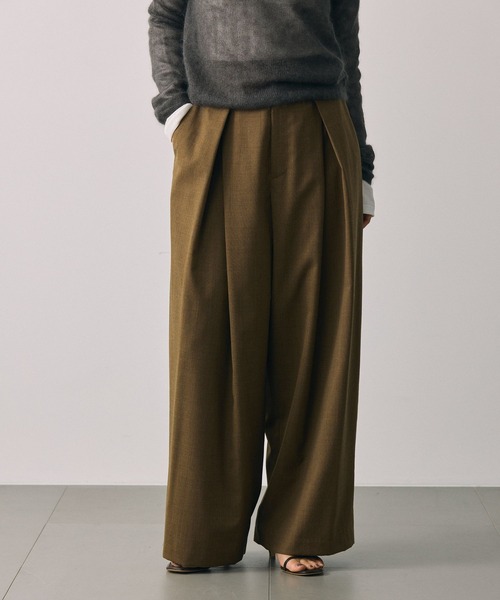 「BABYLONE」 パンツ 38inch ライトグレー レディース_画像5