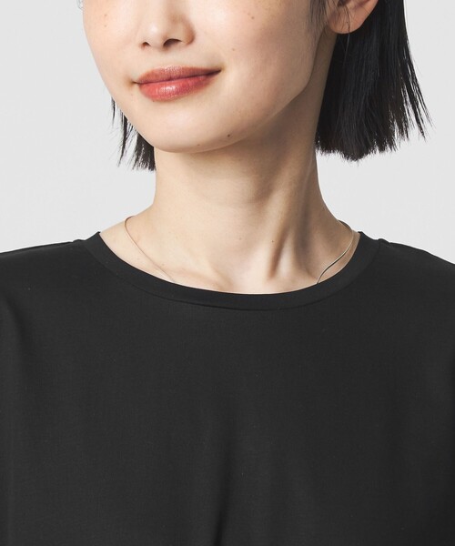 tシャツ スソ レース プルオーバー カットソー レディースの画像