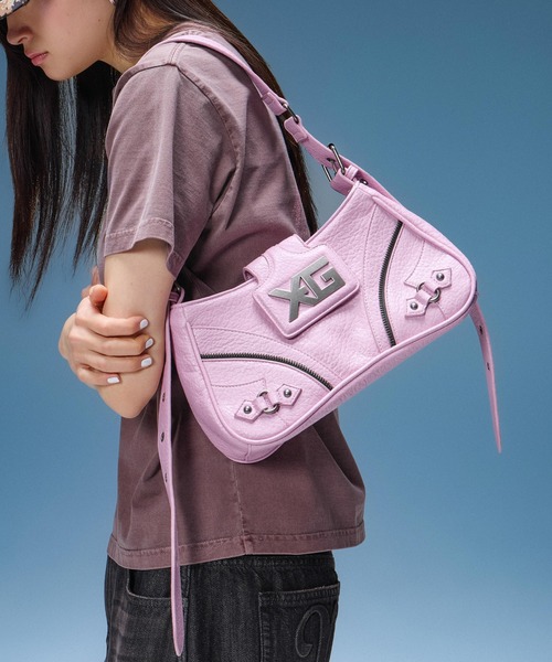 X-girl（エックスガール） ショルダーバッグ バッグ XG EMBLEM BUCKLE