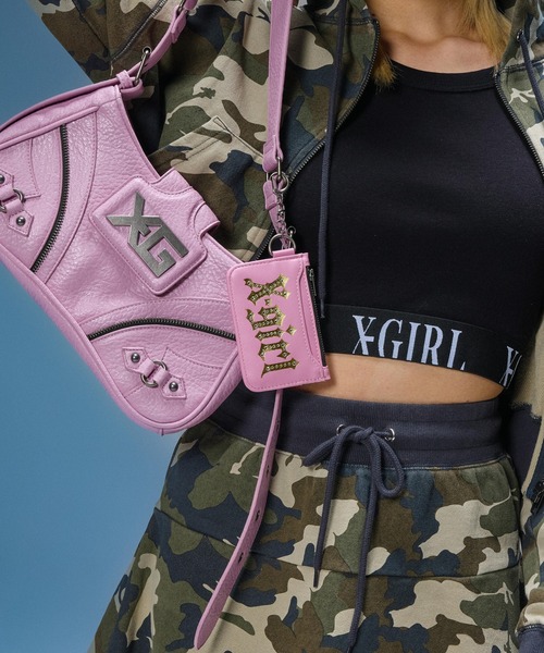 X-girl（エックスガール） ショルダーバッグ バッグ XG EMBLEM BUCKLE