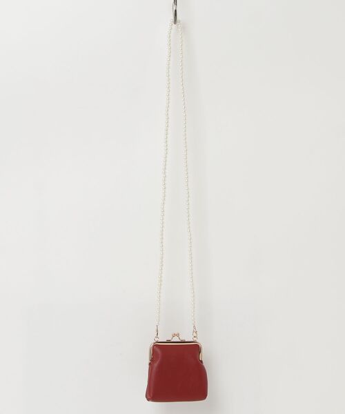MAISON SELECT ショルダーバッグ バッグ ミニ 2C21-MZ パールチェーン