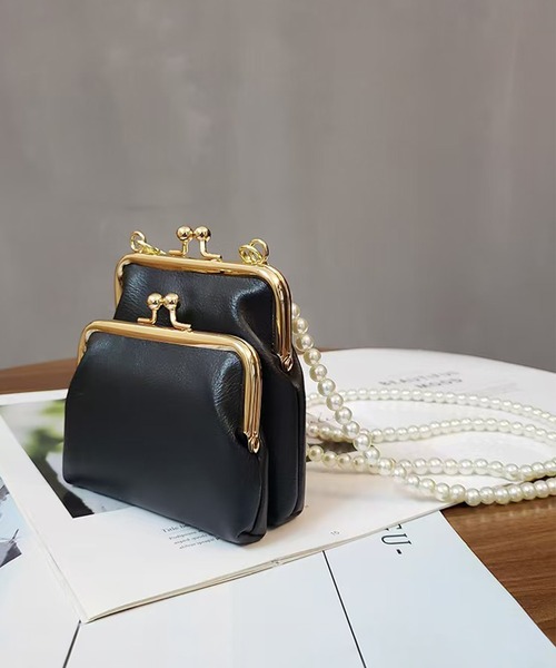 MAISON SELECT ショルダーバッグ バッグ ミニ 2C21-MZ パールチェーン