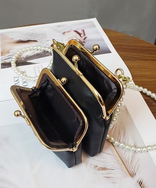 MAISON SELECT ショルダーバッグ バッグ 2C21-MZ パールチェーン