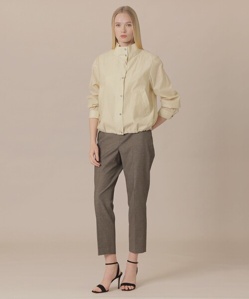 MACKINTOSHLONDON シルケットタフタショートコート　ベージュ 婦人画報4月号掲載】シルケットタフタショートコート | MACKINTOSH