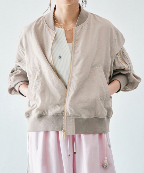 IENA（イエナ） ma1 ma-1 ウォッシャブル ライトエアリーMA-1