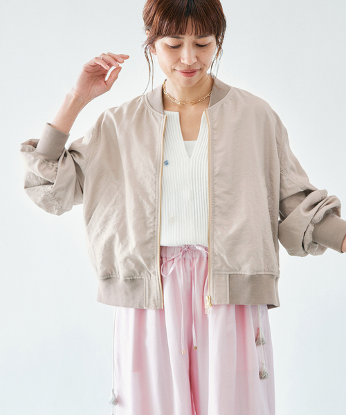 IENA（イエナ） ma1 ma-1 ウォッシャブル ライトエアリーMA-1