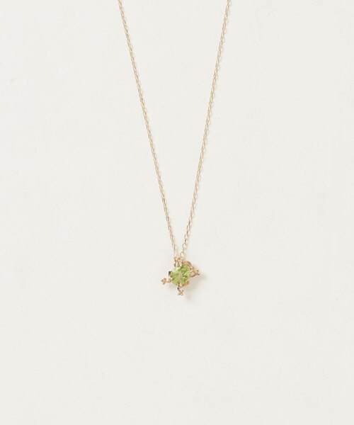 「Jewel closet by L&Co.」 ネックレス FREE ライトグリーン レディース