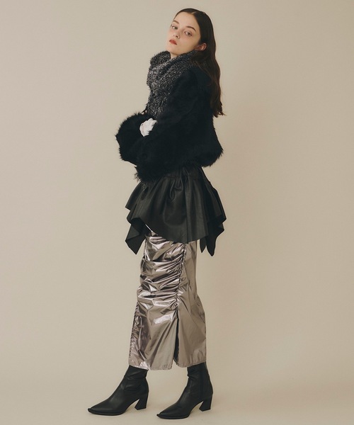 「VIOLETTA」 スカート M ブラック レディース_画像9