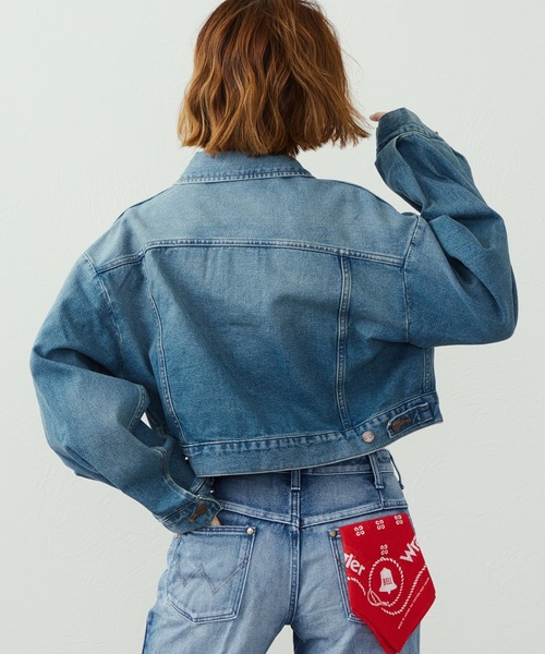 Thierry Mugler ショート丈 デニムジャケット ジージャン Lee（リー） デニムジャケット gジャン Wrangler/ラングラー「US