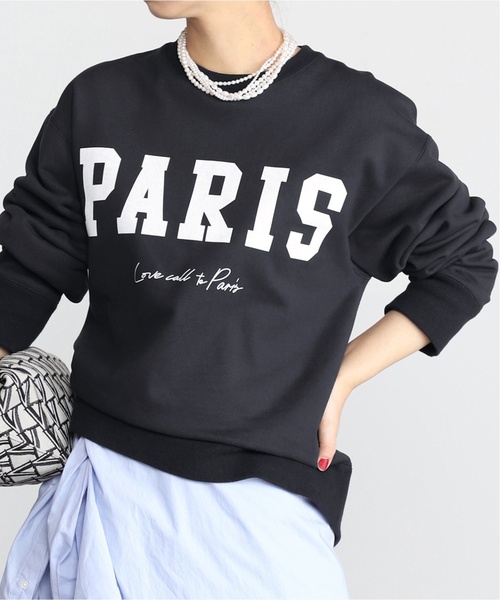 【美品】ヴェルメイユパーイエナ　スウェット　ネイビー VERMEIL par iena（ヴェルメイユパーイエナ） スウェットカットソー