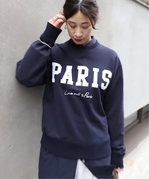 【美品】ヴェルメイユパーイエナ　スウェット　ネイビー VERMEIL par iena（ヴェルメイユパーイエナ） スウェットカットソー