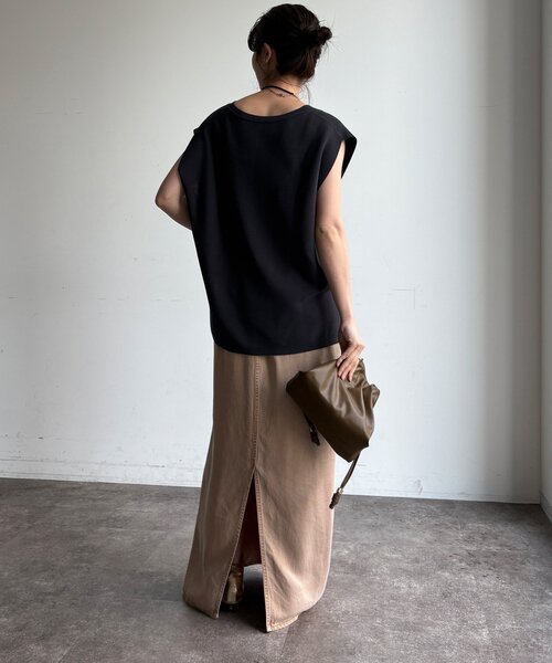 tシャツ ガーターフレンチプルオーバー レディースの画像
