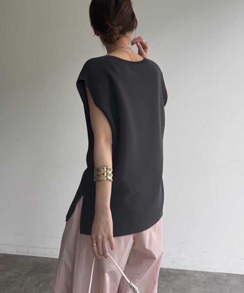 tシャツ ガーターフレンチプルオーバー レディースの画像