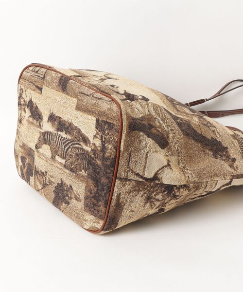 「A VACATION」 26SS TENT L AFRICA トートバッグ - ベージュ レディースの画像