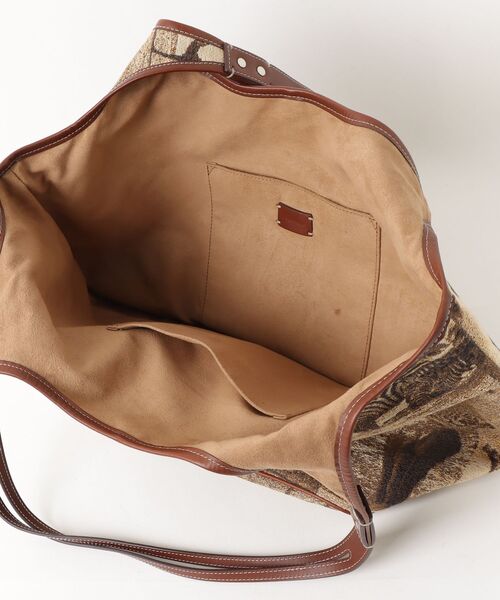 「A VACATION」 26SS TENT L AFRICA トートバッグ - ベージュ レディースの画像