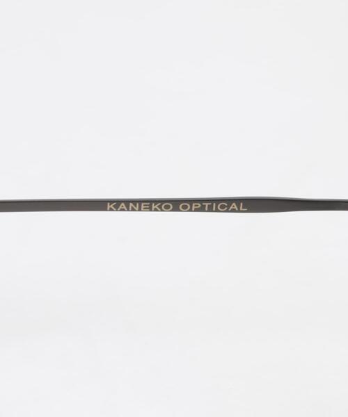 「KANEKO OPTICAL」 メガネ - ブラック メンズ_画像6