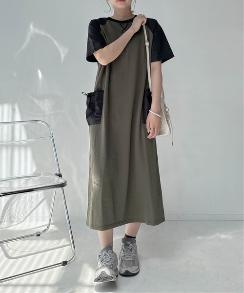 未使用✨アズノゥアズ　25AW インド綿　ロングワンピース　大きいサイズ3 AS KNOW AS（アズノゥアズ） ワンピース ゆったり楽ちん ラグラン