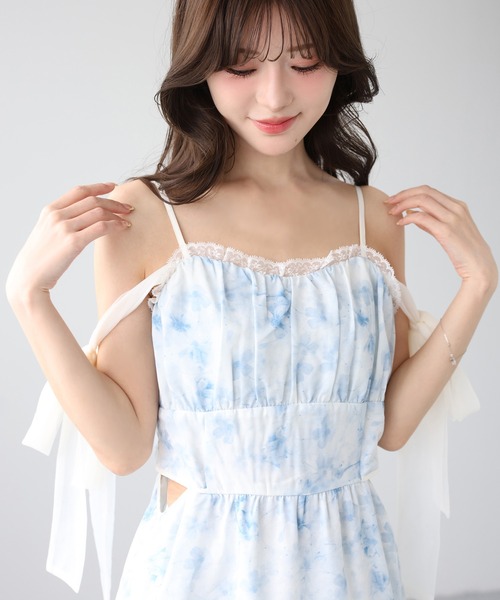 one after another NICE CLAUP ワンピース 「SMサイズ展開あり」サイド